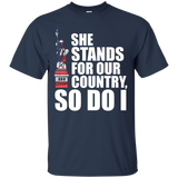 Statue Of Liberty Stand Up For The Anthem Patriotic Shirt_black=