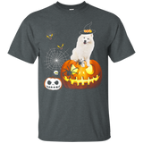 American Eskimo Halloween T-shirt_black