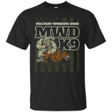 Military Working Dogs K9 Unit T shirt_Black