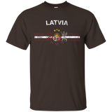 Latvian Flag Shirt - Latvian Emblem & Latvia Flag Shirt
