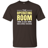 The Operating Room Is My Second Home Surgery T-Shirts_Black