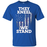 They Kneel We Stand Patriotic Usa T-shirt_black=