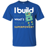 Robotics Engineer - I build robots, what's your... T-shirt_Black
