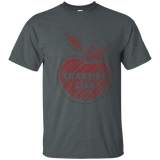 Teacher Life Red Apple T-Shirt Back To School Gift_Navy