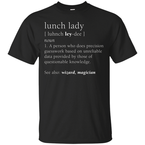 Lunch Lady Definition Shirt, Funny Cute Back To School Gift