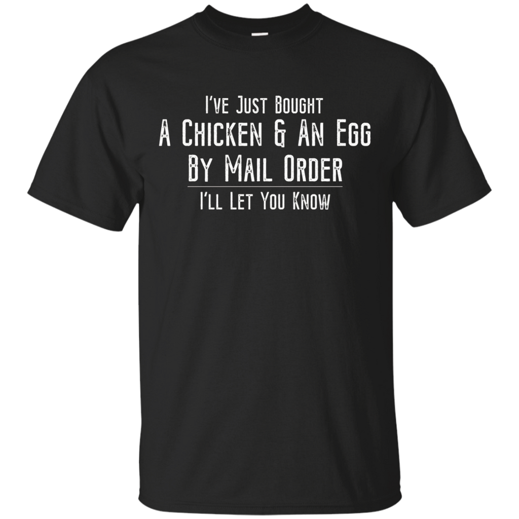 Chicken Or Egg T Shirt - Funny Which Came First Tee_black=
