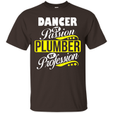 Dancer By Passion Plumber By Profession T Shirt_black