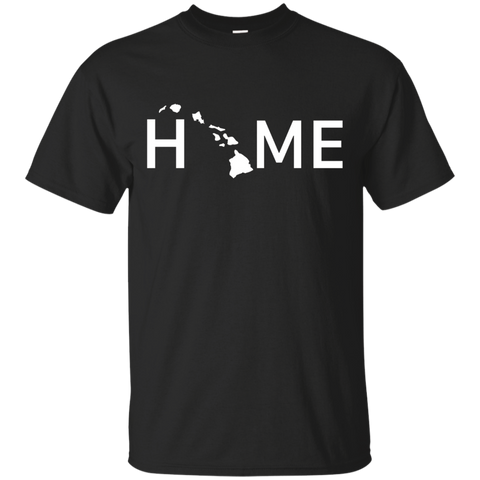 Hawaii Home Love U.s. State Outline Silhouette T-shirt_black