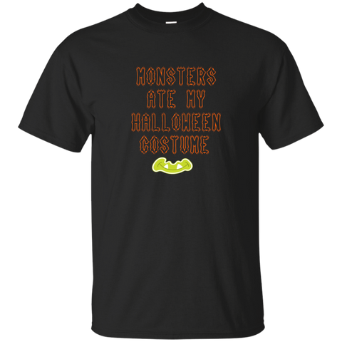 Sale Halloween Monsters Ate My Halloween Costume Cute Tshirt_black=