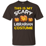 This is My Scary Librarian Costume Halloween shirt_Black