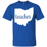 Ohio Teacher Home Pride Back to School T-Shirt_Black