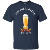 Octoberfest T Shirt - Ein Bier Bitte Prost! Cheers! for Man_Black
