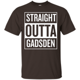 Straight Outta Gadsden Funny Cool T Shirt_Black