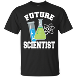 Future Scientist Stem Science Love Costume T-shirt_black=