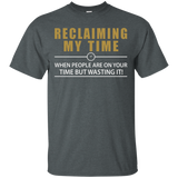 Reclaiming My Time T-shirt Funny Political_black=