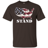 I Stand For The Flag Veteran Proudly Stands T Shirt_black