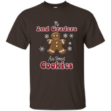 2nd Grade Teacher Tee My 1st Graders Are Smart Cookies_black=