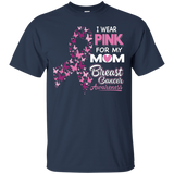 I Wear Pink For My Mom Breast Cancer Awareness_black=