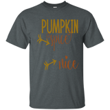 Pumpkin Spice And Everything Nice Shirt Funny Autumn_Navy