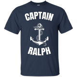 Captain Ralph T-shirt Personalized Boat Captain Shirt_black=