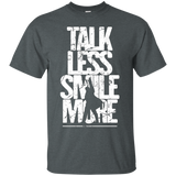 Talk Less Smile More T-Shirt Classic_Black