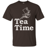 Tea Time With The Mad Hatter T-Shirt_Black