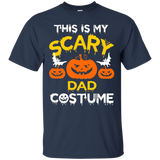 This is my Scary Dad Costume Halloween T-shirt_Black