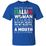 I'm An Italian Woman T Shirt, Italian T Shirt
