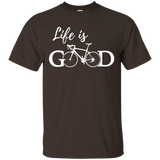 Life Is Good Shirt Bicycle Cycling