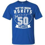 We've Been Honeys For 50 Years 50th Anniversary T-Shirt_Black