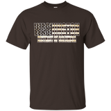 Straight Outta Washington, D.C. US Flag Patriotic T-shirt_Black