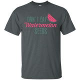 Womens Don't Eat Watermelon Seeds Funny Maternity Gift Shirt_Black