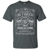 Legends Were Born In October 1957 T Shirt 60th Birthday Gift
