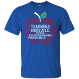 Teachers make all other Professions possible T-Shirt_Black