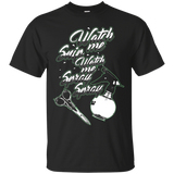 Watch Me Snip Watch Me Spray Spray T Shirt_Black