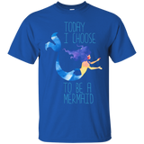 Today I choose to be a mermaid - funny beach summer tee_Black