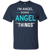 I'm Angel Doing Angel Things Funny First Name T-shirt_black=