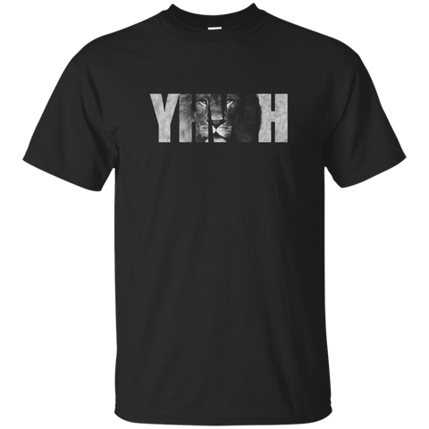 The Tribe of Judah Lion, YHWH, Jehovah, Hebrew T-Shirt_Black