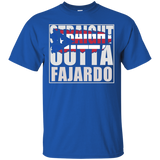 Straight Outta Fajardo Puerto Rico Shirt Gift_Black