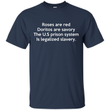 Roses Are Red Doritos Are Savory The U.S Prison T Shirt_Black