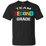 Team Second Grade Teacher Tshirts 2nd Back To School Tee_Black