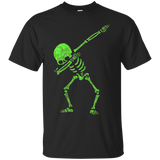 Sketelon Dabbin Neon Glow Color Women Men T Shirt_black=