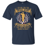 I Stand For The National Anthem Veteran's Day T-shirt_black