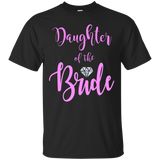 Daughter Of The Bride T Shirt Diamond Pink_black=