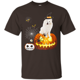 American Eskimo Halloween T-shirt_black