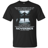 The Devil - Born In November - The Storm - Woman T-shirt_black=