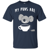 My Puns Are Koala Tea T Shirt_Black