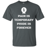 First Place Winner Pain Is Temporary Competition Trendy Tee_black=