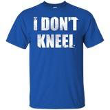 I Don't Kneel - Proud American T-shirt_black