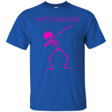 Dabbing Skeleton Shirt Kids, Bones, Glow Effect, Halloween_black=